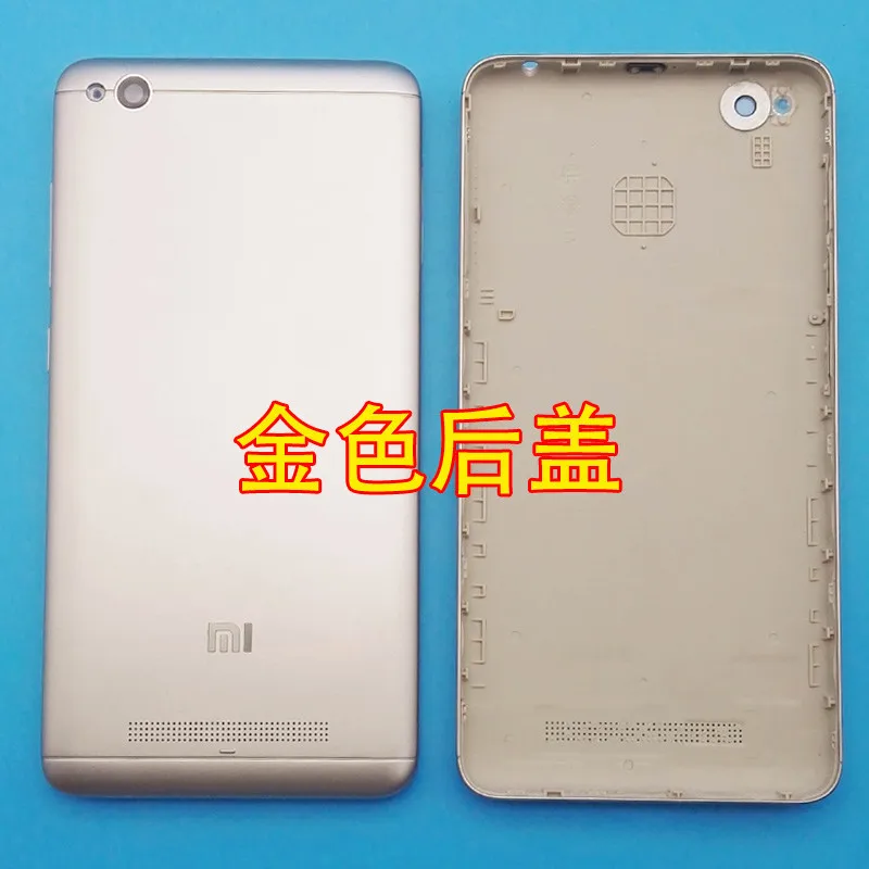 5," экран для XIAOMI Redmi 4A ЖК-дисплей сенсорный экран с рамкой в сборе Замена для XIAOMI Redmi 4A дисплей - Color: Gold Back Cover