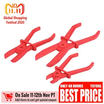 

3pc/set Universal Hose Pliers plastic Hose Clamp with non-damaging jaws Brake Fuel Water Line Clamp Plier car repair Hand tool
