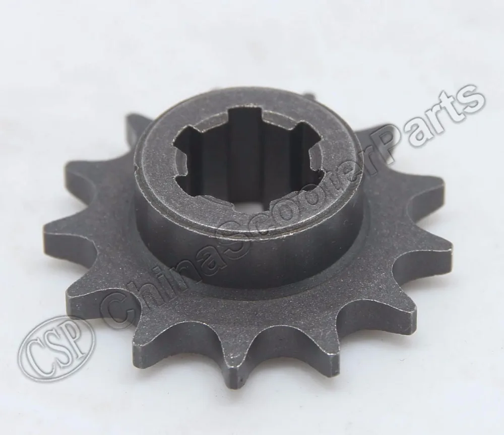 T8F 11 13 14 17 19 20 зуб 11T 13T 14T 17T 19T T передняя Звездочка 2 такта 47cc 49cc мини мотоцикл