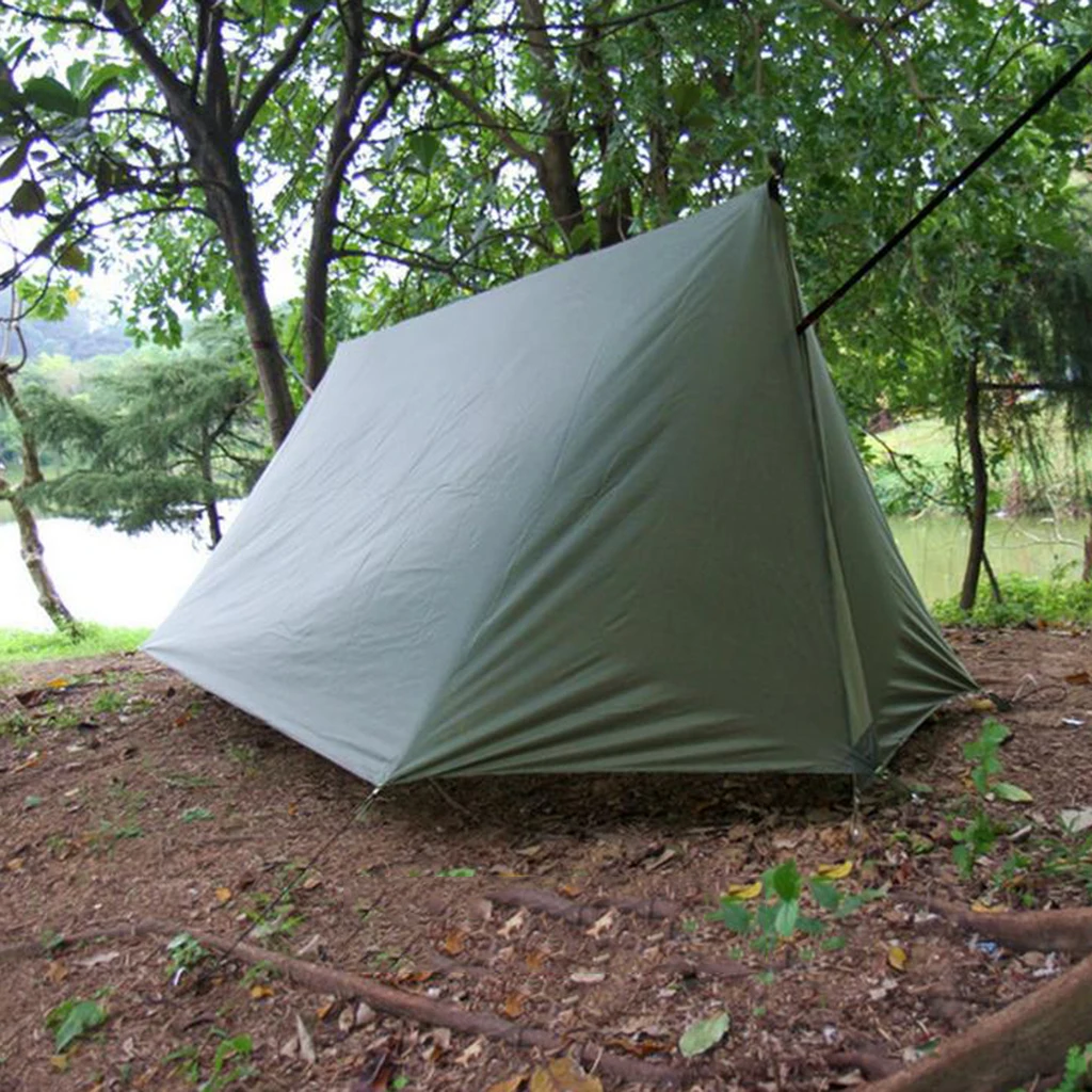 

Camping Tarp Shelter Lightweight Hammock Rain Fly Waterproof Durable Portable Compact for Fishing Beach Picnic