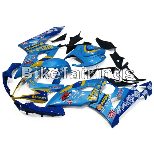 Полный комплект обтекателя Для Suzuki GSXR1000 K5 2005 2006 GSX-R1000 05 06 ABS пластиковые детали для мотоцикла кузов небесно-голубое, желтое корпуса