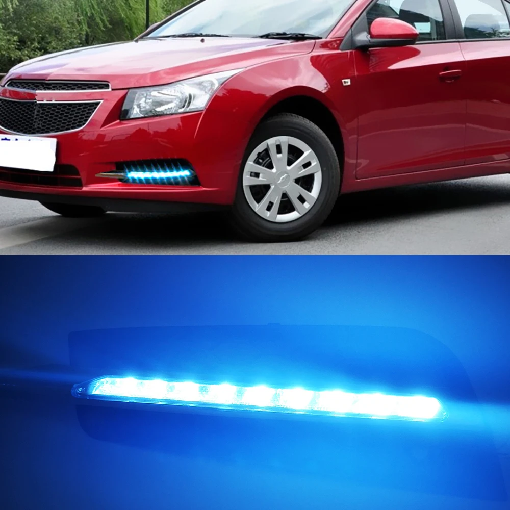 Автомобильная проблесковая для chevrolet cruze 2009 2010 2011 2012 2013 2014 DRL Вождения освещают