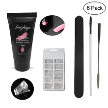 Набор для самостоятельного дизайна ногтей, долговечный Гель-лак для ногтей, акриловый набор для ногтей, инструменты для ногтей с двойным концом, лак для омертвевшей кожи, маникюрный набор инструментов