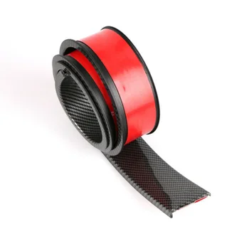 

2pcs Carbon Fiber Fender Car Wheel Lip Eyebrow Protector Flare Arch Strips Cover