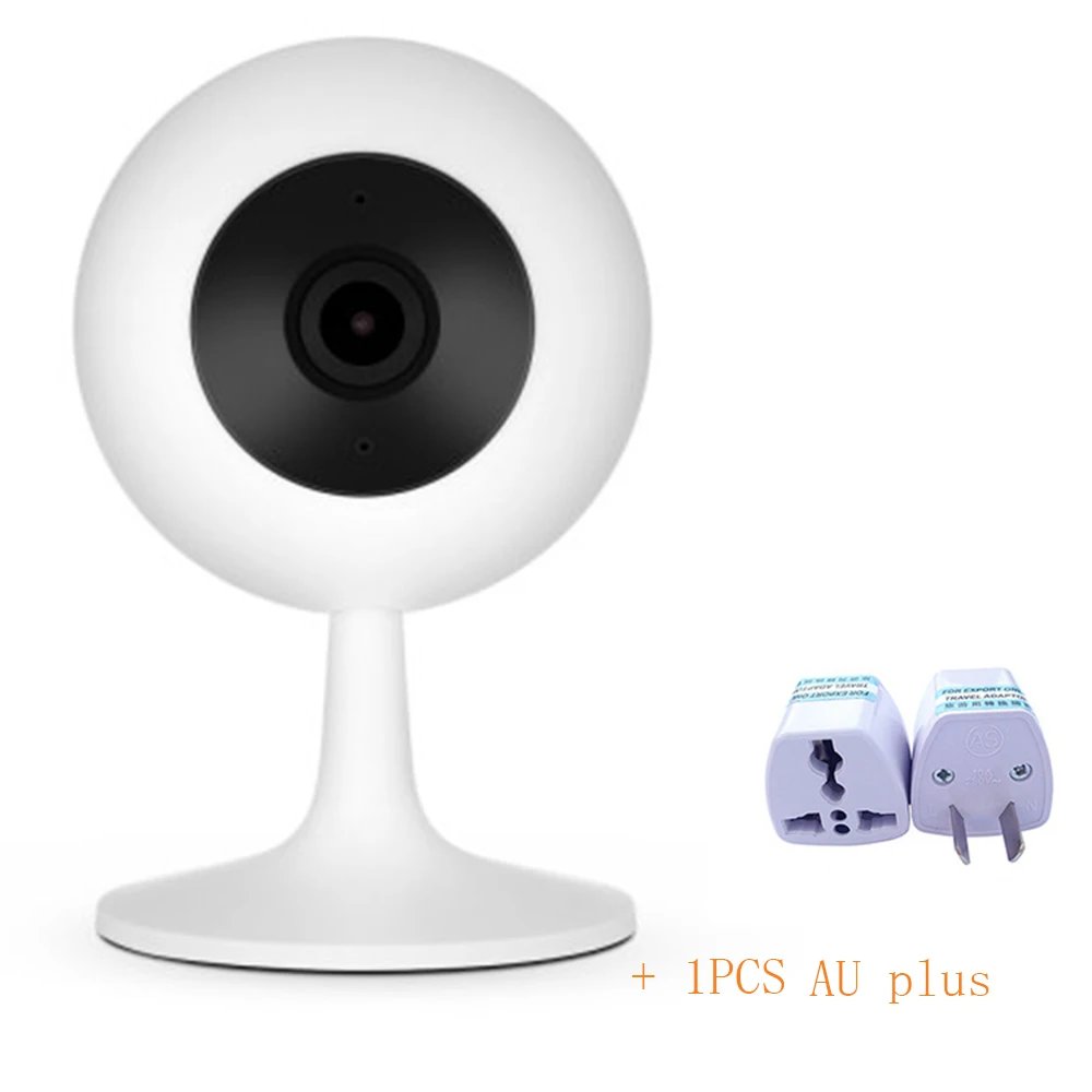 Оригинальная Xiao mi jia камера 1080P HD беспроводная Wifi умная камера инфракрасное ночное видение 110 градусов широкоугольная домашняя камера mi - Цветной: white AU Plug