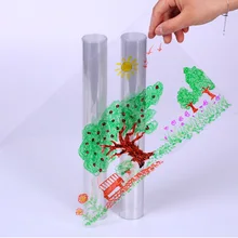 Прозрачная пластиковая пленка с рисунком граффити для детского сада, подвесное украшение для окружающей среды, декоративное художественное украшение, креативное украшение