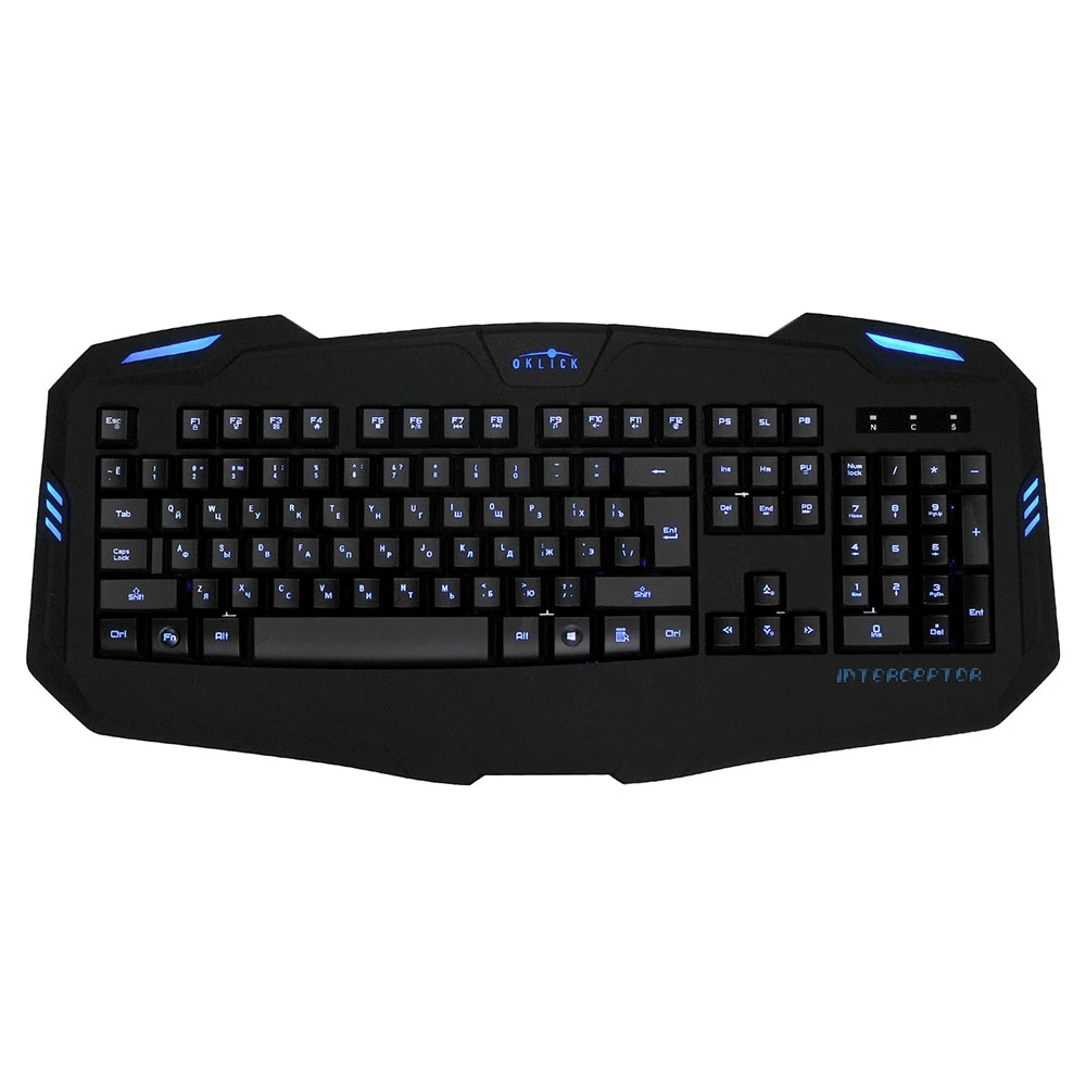 Клавиатура OKLICK 730G INTERCEPTOR, черный