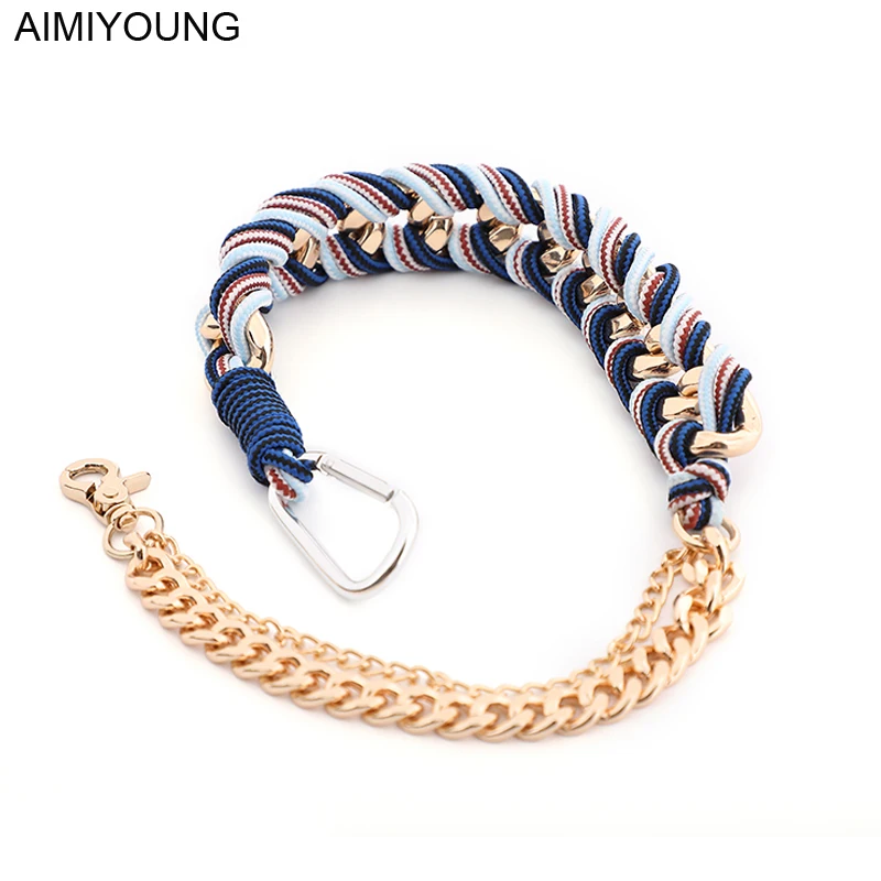 

AIMIYOUNG Bag Straps Handbag Belt Shoulder Bag Metal Strap Replacement Strap Accessory Bag Part Adjustable Belt For Bags 65cm