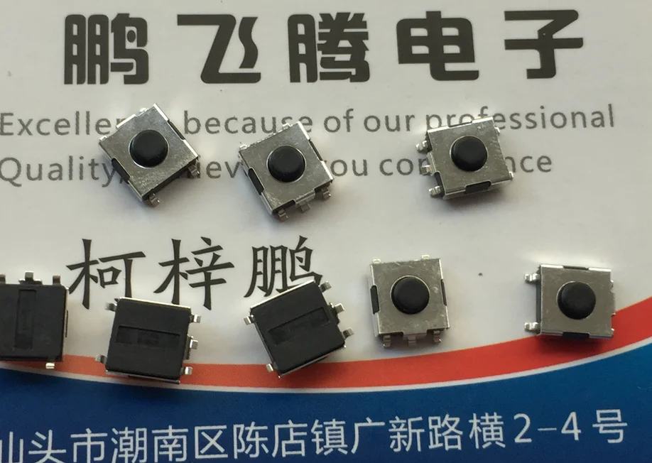 

10PCS/lot Original Taiwan-made touch switch 6*6*3.1 SMD 5-foot LCD display notebook commonly used buttons