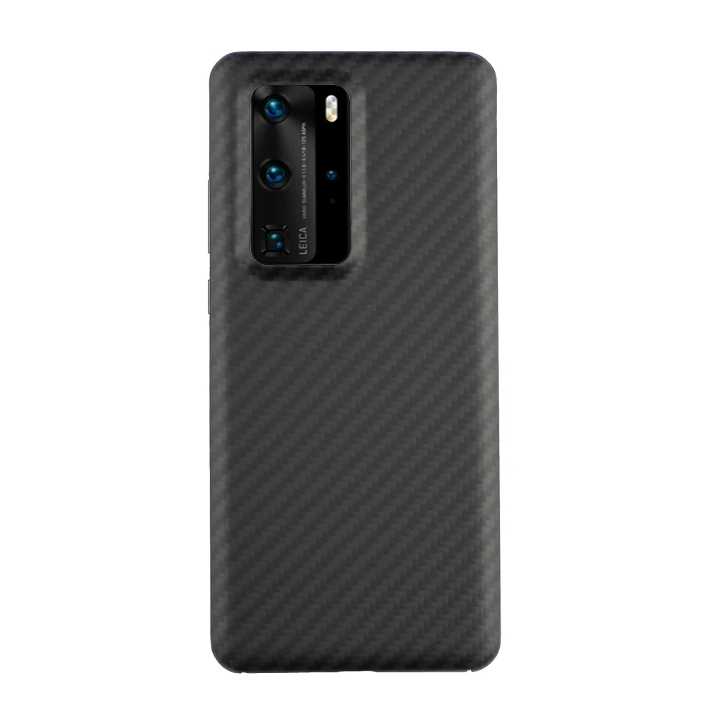 YTF-Carbon Sợi Carbon Ốp Lưng Điện Thoại Huawei P40 PRO P40 Ốp Lưng Aramid Sợi Mờ P40 Pro Plus siêu Mỏng Bao Bọc Điện Thoại Huawei dustproof case Cases For Huawei