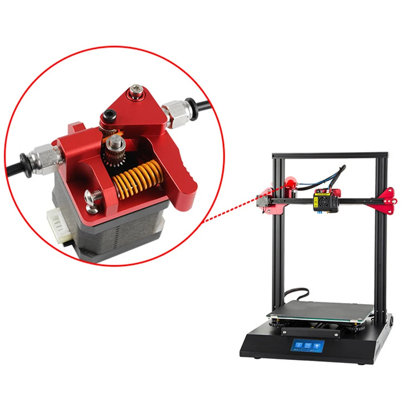 3d принтер аксессуары Cr-10S Pro Ender-3 Btech двойной шкив экструдер