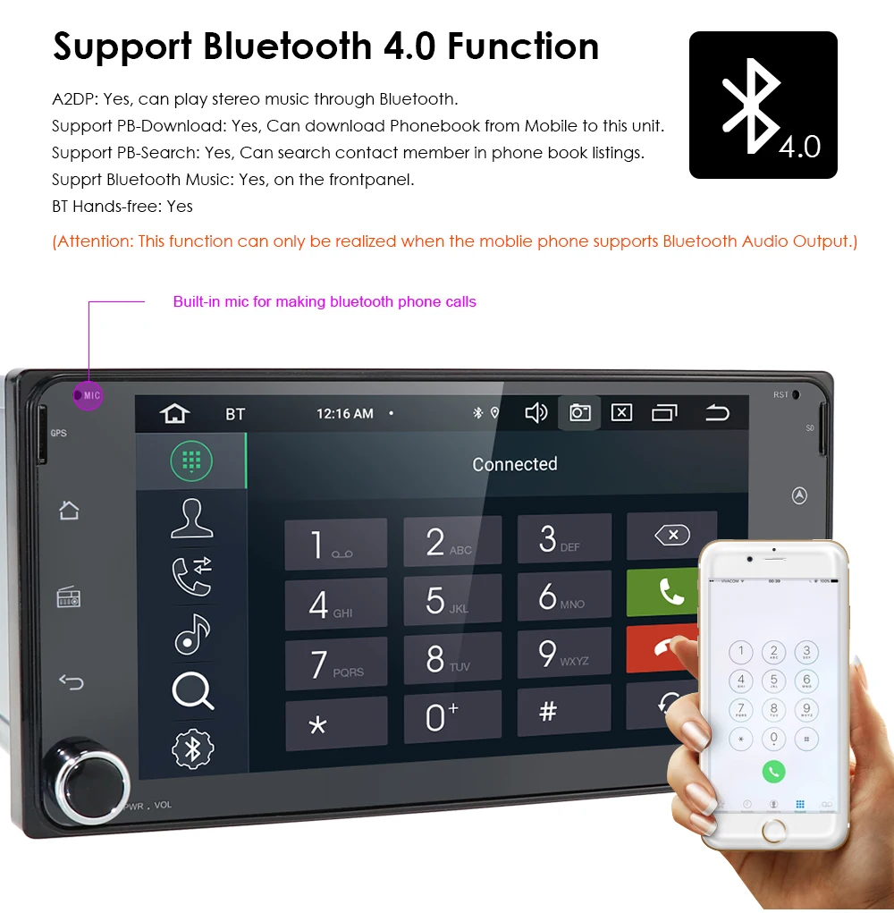 Discount 7"Android9.0 Car DVD Player for Toyota Hilux Corolla Camry Prado RAV4 Octa-Core WIFI 4G RAM+64G ROM Bluetooth+Free Rear Camera 12 Discount 7"Android9.0 Car DVD Player for Toyota Hilux Corolla Camry Prado RAV4 Octa-Core WIFI 4G RAM+64G ROM Bluetooth+Free Rear Camera 12