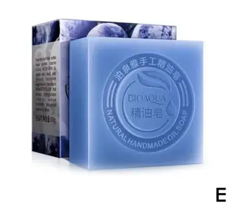 

Free ship Natural Organic Herbal Handmade Essential Oil Soap Whitening Skin Remove Acne Deep Cleansing Face Hair Care Bath