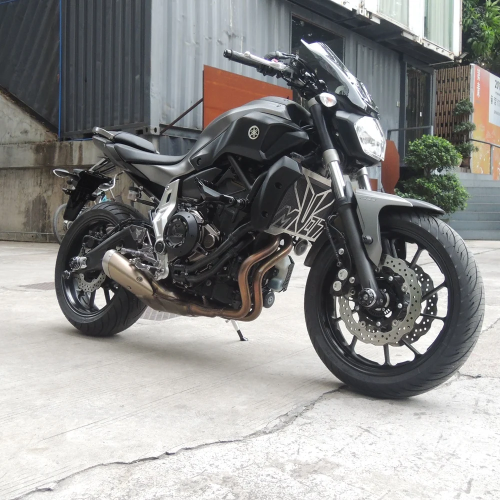 Ветровое стекло с монтажным кронштейном для YAMAHA MT07 MT 07 FZ-07 FZ07 FZ 07 ветровые дефлекторы