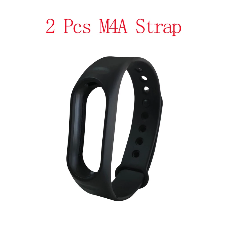 2Pcs Strap MAFAM M4A смарт-браслет, здоровье, пульсометр, кровяное давление, фитнес-трекер, фитнес-браслет с Bluetooth для мужчин и женщин - Цвет: 2Pcs Strap