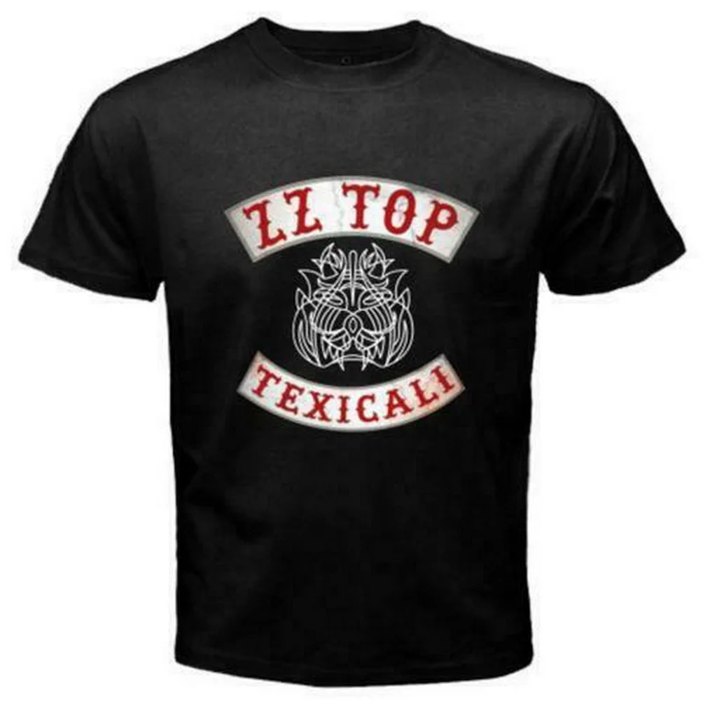 Новый Zz Top Texicali классический ретро рок-группа Мужская Черная Футболка размер S до
