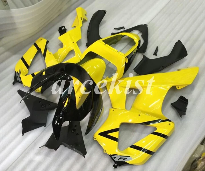 

4 Gifts New ABS fairings kit Fit for HONDA CBR 929RR 929 2000 2001 CBR929RR 00 01 CBR 900RR fairing set custom yellow black