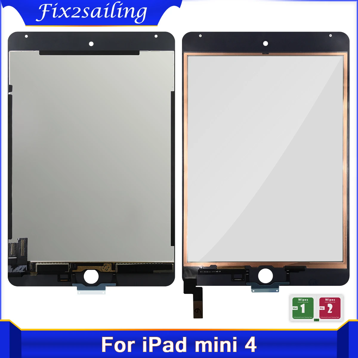 Для iPad Mini 4 A1538 A1550 ЖК-дисплей сенсорный экран панель сборка Замена ЖК Digitzer EMC 2815 2824 |