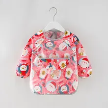 

Baby Stuff Toddler Scarf Bandana Bibs Long Sleeve Bib Baby Water Proof Washable Children's Apron