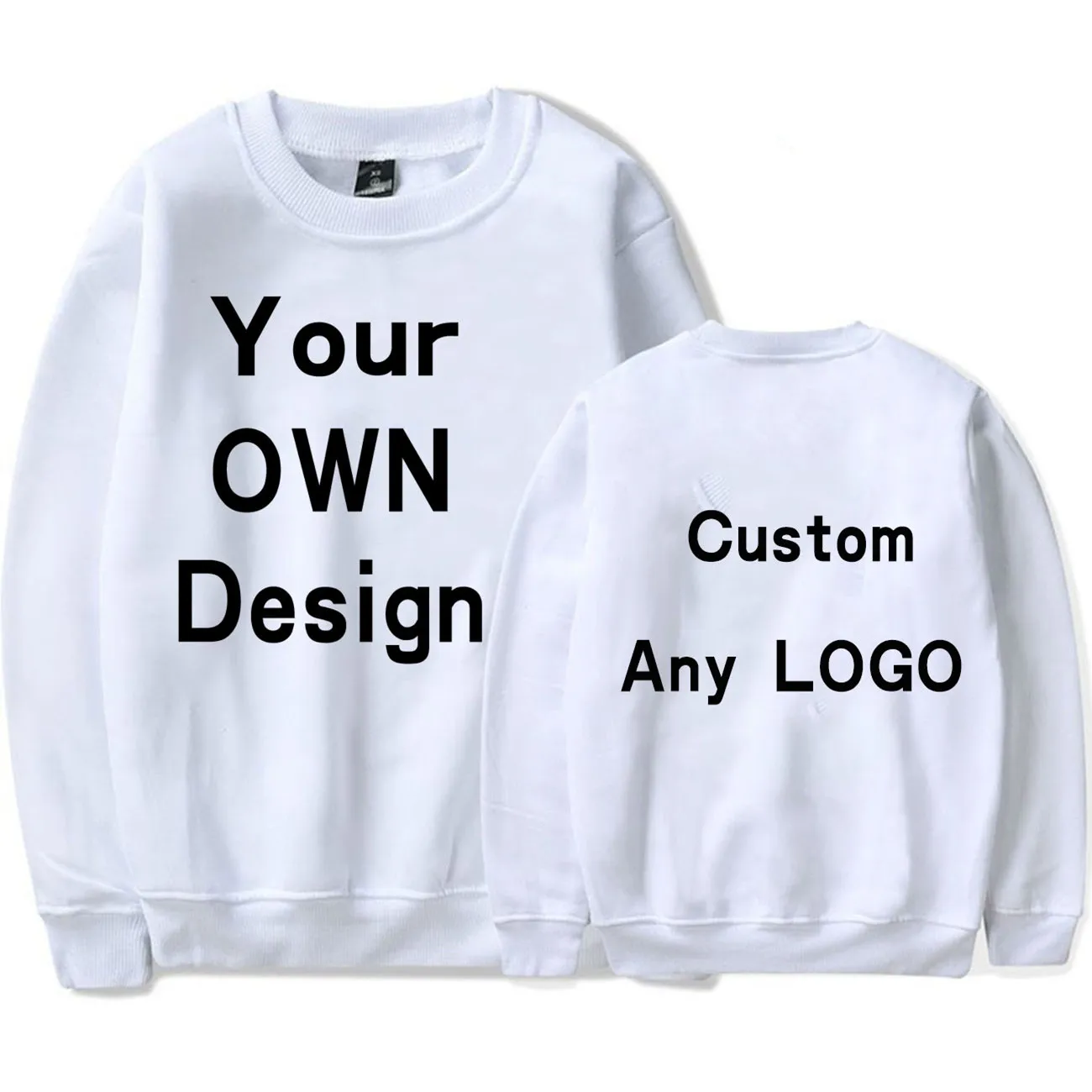 

BTFCL 2019 Customized Men Women Customized Hoodie Print Like Photo or Logo Text DIY Your OWN Design 100% Cotton Sweatshirt
