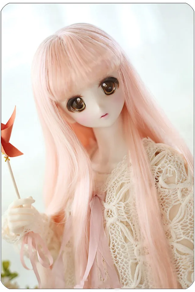 WY661 BJD 1/3 人形 ドール　用ウィッグ カツラ 耐熱 ハンドメ WY661 BJD 1⁄3 人形 ドール 用ウィッグ カツラ 耐熱 ハンドメ