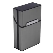 Étui à cigares en aluminium léger à usage domestique, étui à cigarettes, porte tabac, boîte de poche, conteneur de rangement 6 couleurs, remise