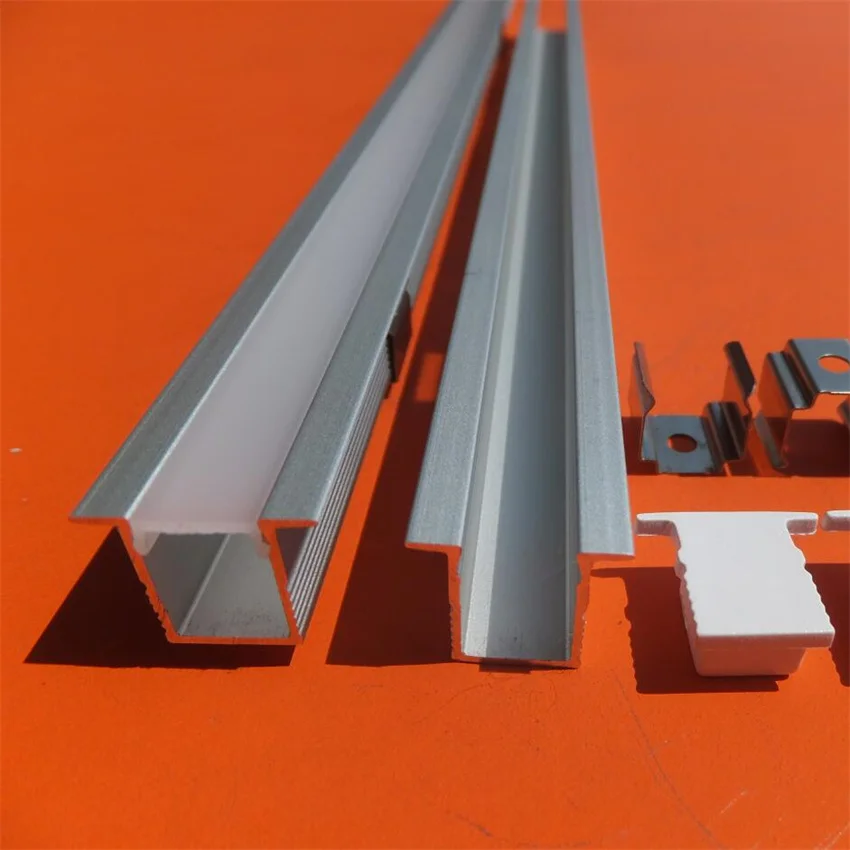 

YANGMIN Free Shipping 2m/pcs High Quality Slim Aluminum Channel with Milky Cover and End Caps ,Mounitng Clips