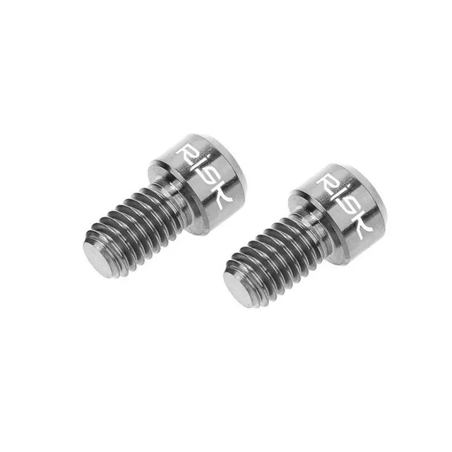 Ti 2 шт. M6x10 велосипедный дисковый тормозной провод крепежные болты дорожный горный велосипед v-тормоз c-тормозной суппорт внутренняя Кабельная линия фиксированный винт Велоспорт - Цвет: Ti