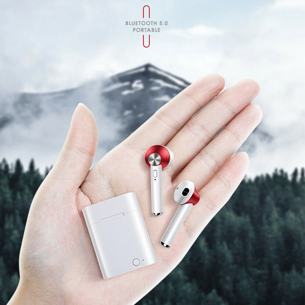 

2019 Tws Bluetooth 5.0 Earphones Mini Wireless Earbuds Sport Handsfree Earphone Cordless Headset for iPhone huawei xiaomi