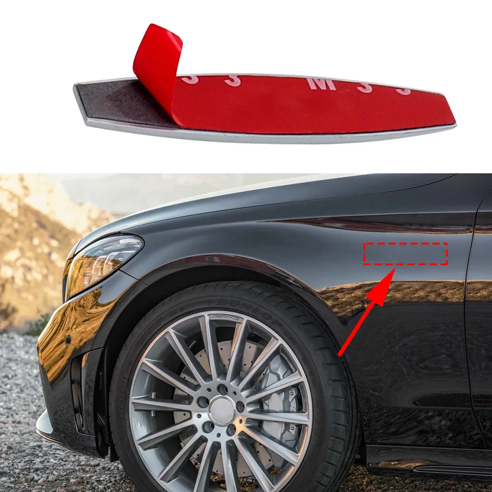 

1-10pcs For AMG Edition Badge Emblem Car Waist Door Sticker For Mercedes Benz W204 W205 W210 W211 W164 CLA W210 W202 Accessories