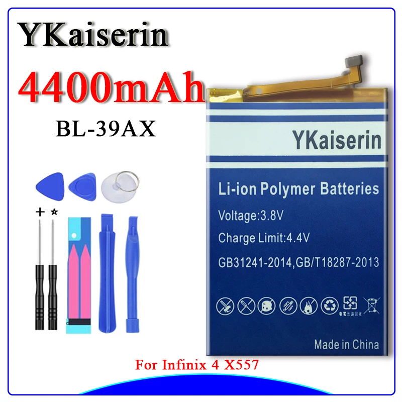 4400mah Сменный литий-ионный полимерный аккумулятор для Infinix 4X557 BL-39AX батареи для сотового телефона