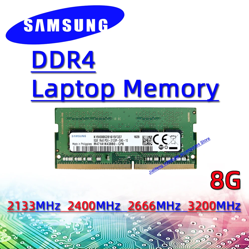 

Samsung ddr4 8 Гб 2133 МГц 2400 МГц 2666 МГц 3200 МГц ОЗУ Sodimm память для ноутбука PC4 2133P 2400T 2666 в 3200AA