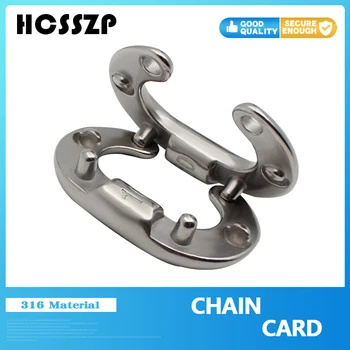 

316 stainless steel Quick Connecting Link Mountaineering Buckle Chain Buckle Connection Buckle Riveted Cufflink Safety Snap HooK