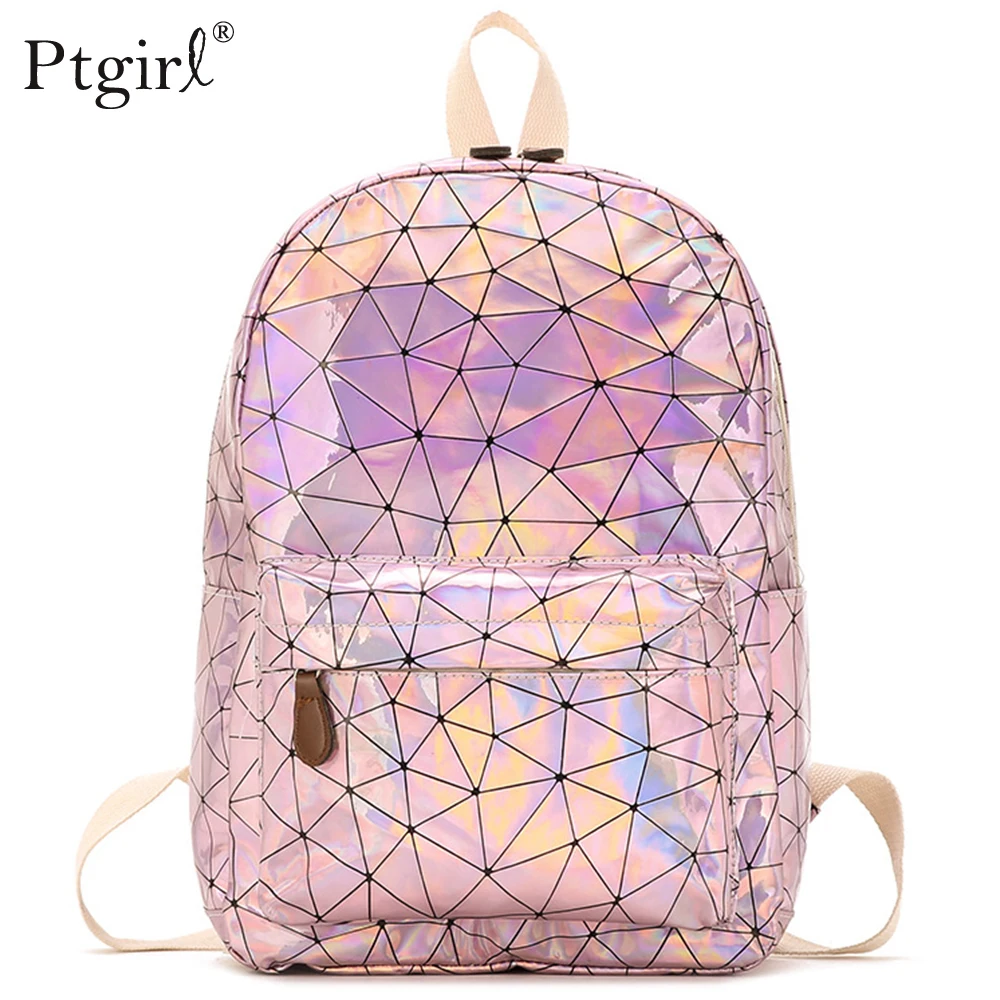 Большие дорожные сумки лазерный рюкзак для женщин мужчин и девочек сумка Ptgirl из