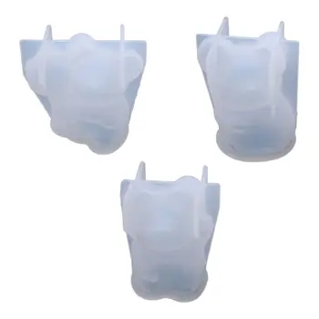 

DIY Crystal Epoxy Mold Stereo Cartoon Animal Mouse Silicone Mould Decoration Pendant Making Molds