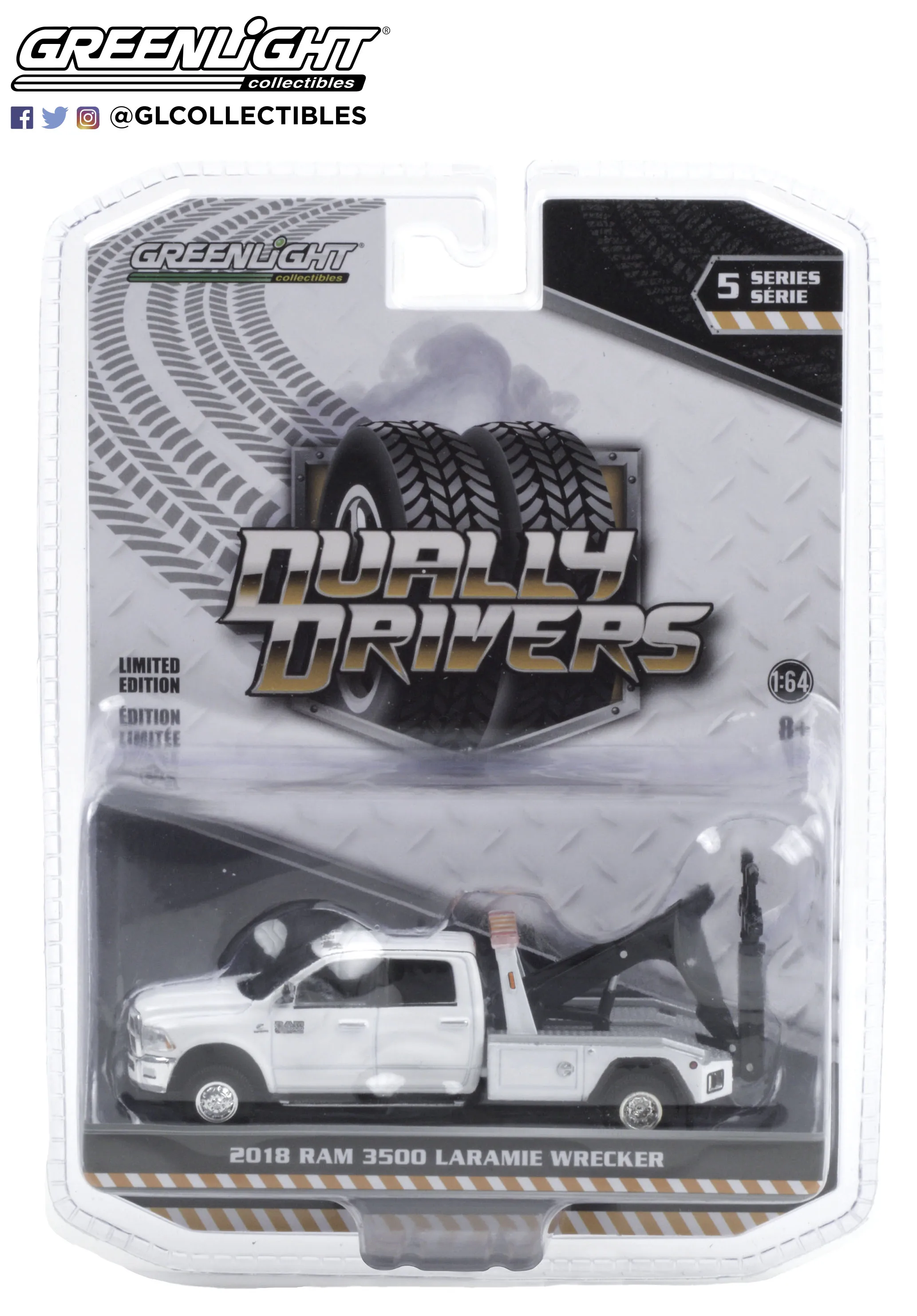 GreenLight 1:64 2018 RAM 3500 LARAMIE WRECKER 46050C Metal Diecast Alloy toy cars Model Vehicles For Children Boys gift hot |