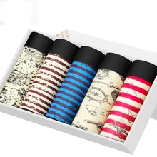 4 шт \ Лот классические Бамбуковые мужские s нижнее белье боксер сексуальное нижнее белье мужские трусы боксеры шорты высокого качества