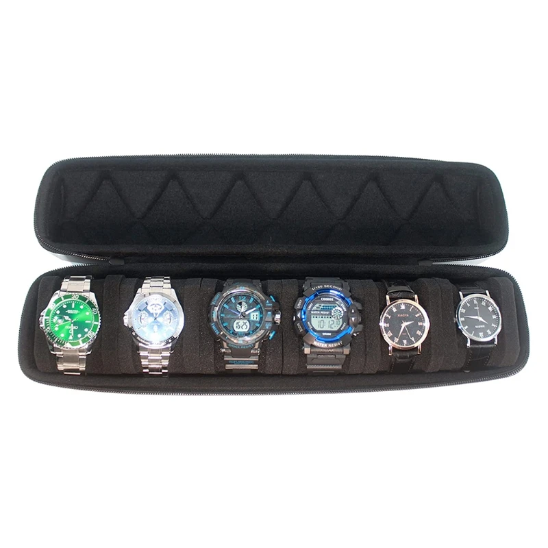 Watch Storage Box Watch Roll Travel Case for Men and Women