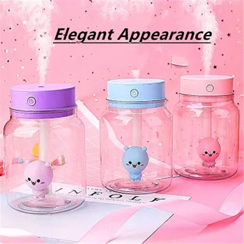 

400ML New USB Multifunctional Portable air Purifier Aromatherapy Essential oil Diffuser With Colorful lights Home Humidifier