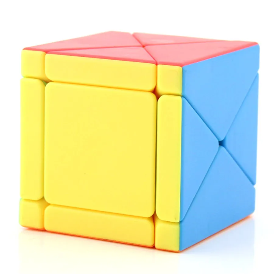Cubing класс X 3x3x3 Skew Stickerless скорость магический куб 3D IQ игра Твист Головоломка игрушка Brain Teaser 3x3 Moyu многоцветные ABS