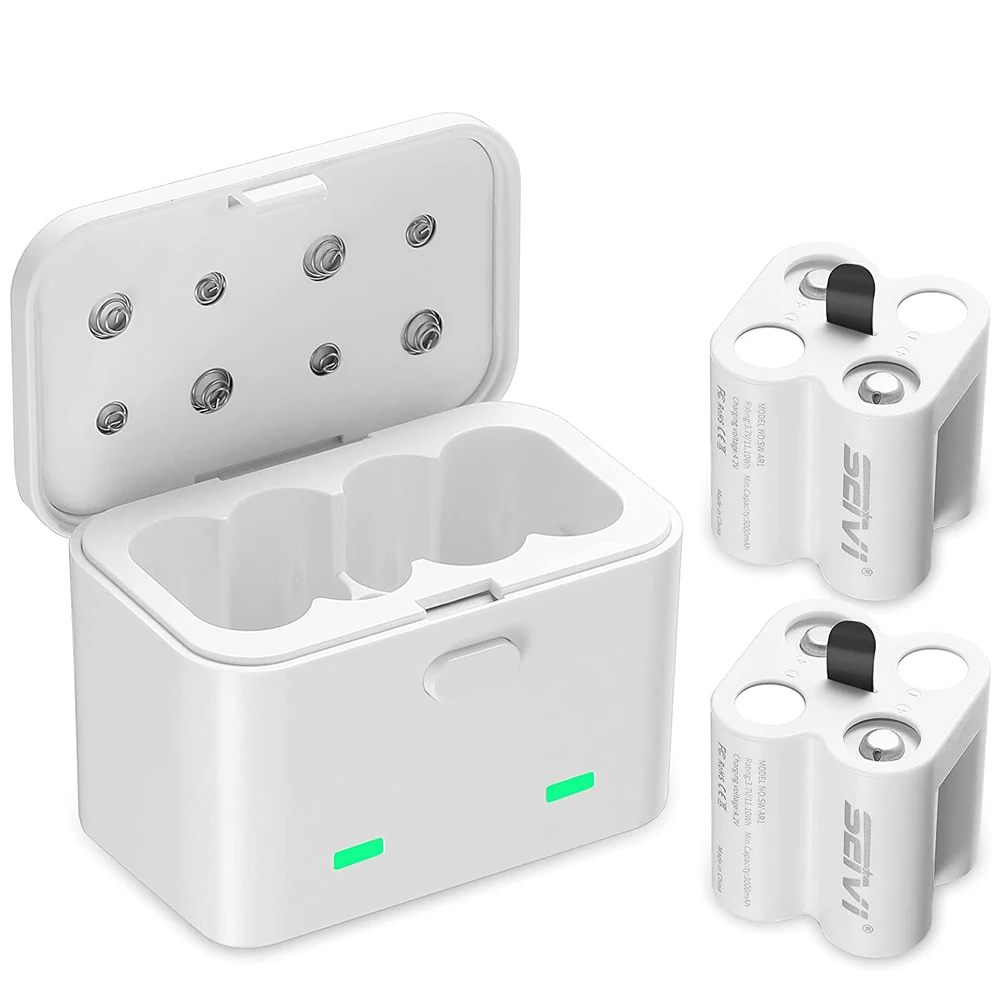 Per Batteria Ricaricabile Arlo 2 Pacchi Con Caricabatterie Telecamera Di Sicurezza Wireless Arlo (Vmk3200/Vmc3030/Vms3330/3430/3530/)