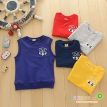 Детская одежда; коллекция года; осенняя одежда; стиль wei yi liao; жилет с вышивкой; корейский стиль; детский жилет