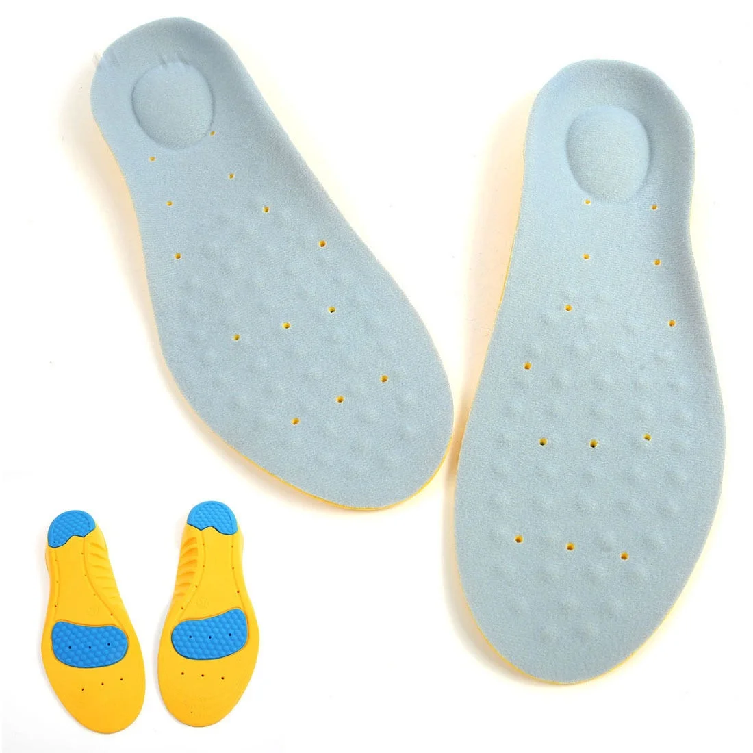 Unisex Shoe Inserts Orthotic Sports Arch Support shoes Insoles Shock Absorption size 34-45