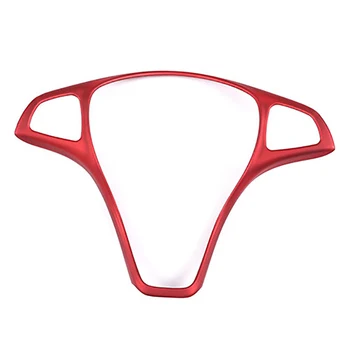 

For Mercedes Benz C-Class Glc Gla Clae 2015+ Car Steering Wheel Frame Cover Trim Decorative Sticker Accessories