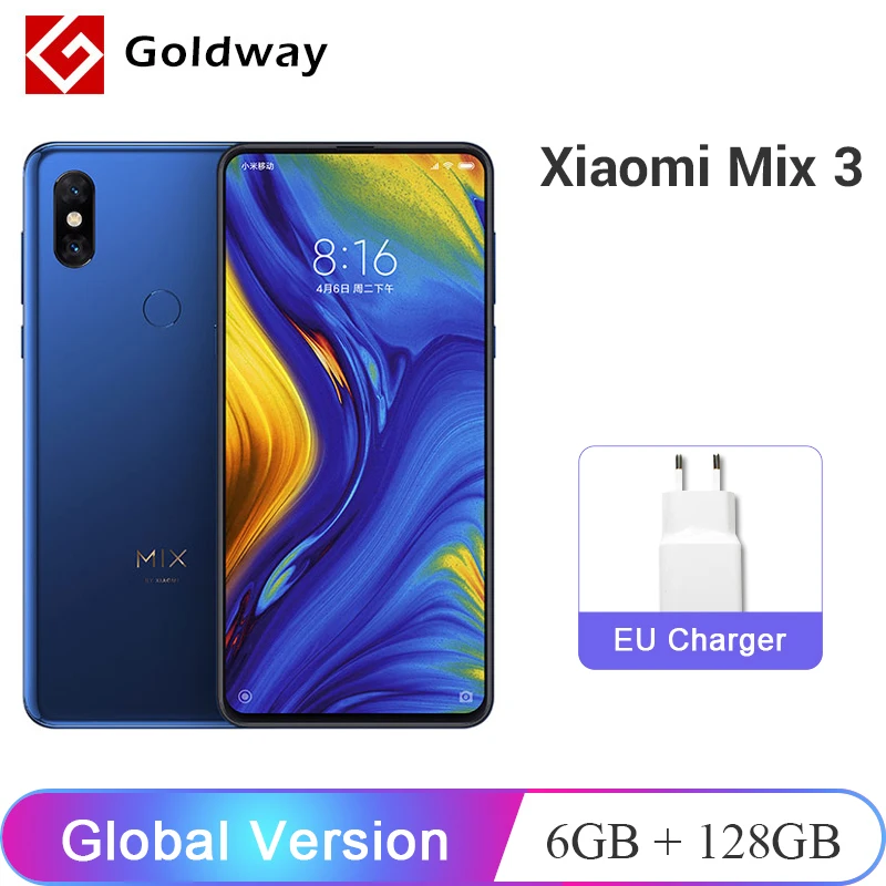 Глобальная версия Xiaomi mi X 3 6GB 128GB Смартфон Snapdragon 845 6 39 &quotAMOLED экран 24 МП Двойная