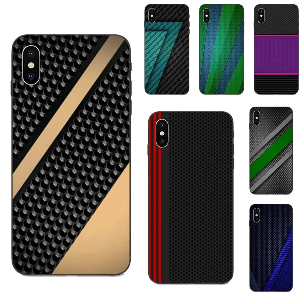 Black Carbon Fiber Material Color Printed For Galaxy A8 A9 Star Note 4 8 9 10 S3 S4 S5 S6 S7 S8 S9 S10 Edge Lite Plus Pro G313 | Мобильные