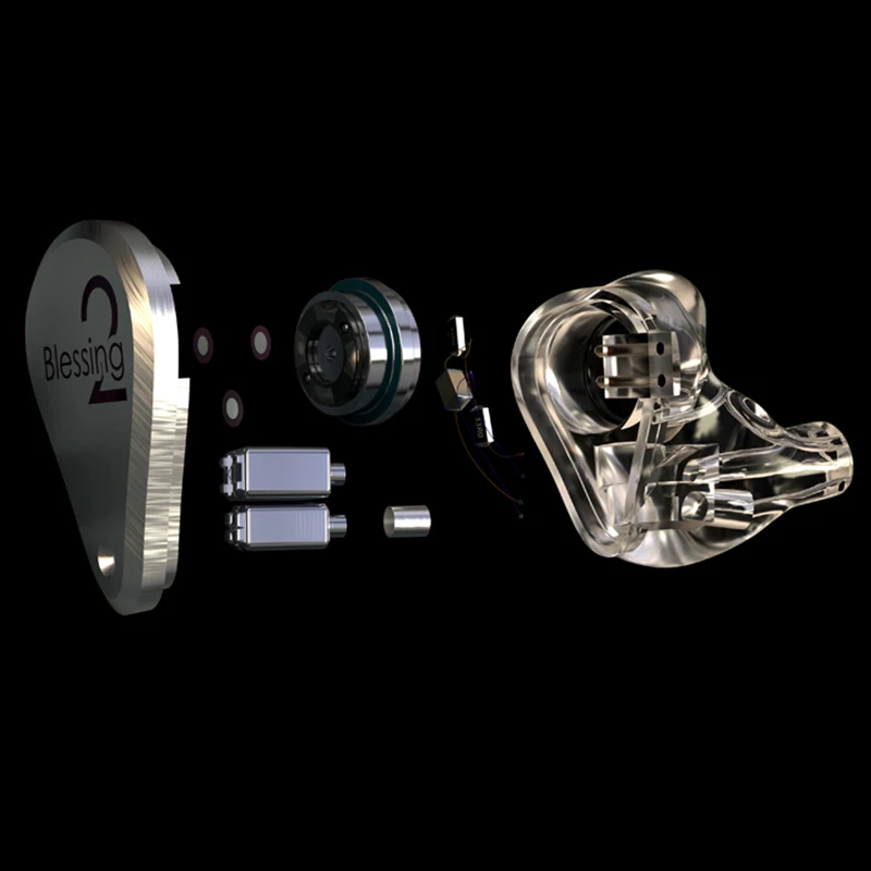 Moondrop Blessing 2 4BA+1DD Hybrid Driver Hifi In