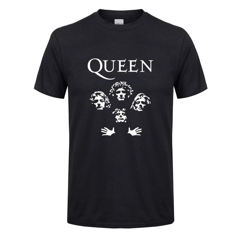 Блестящая рок-группа queen Футболка мужская крутая уличная одежда поп-рок футболка мужская летняя хлопок тяжелые Топы И Футболки в стиле рок мужская одежда