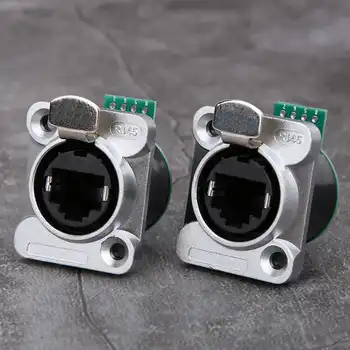 

solar panel 2Pcs RJ45 PCB Panel Fire Retardant Durable Insulator Material EL-RJ-WH5 Injection Board led panel