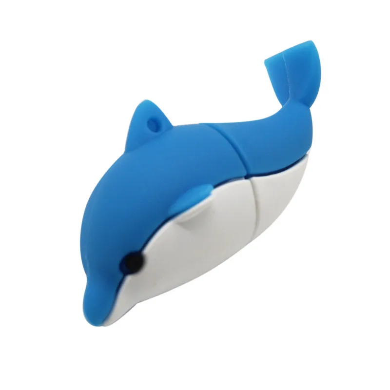 

KING SARAS cartoon dolphin model usb2.0 4GB 8GB 16GB 32GB 64GB pen drive USB Flash Drive creative usb Stick Pendrive